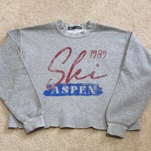 Prince Peter Kids Gray Ski Aspen Sweatshirt- size 10
